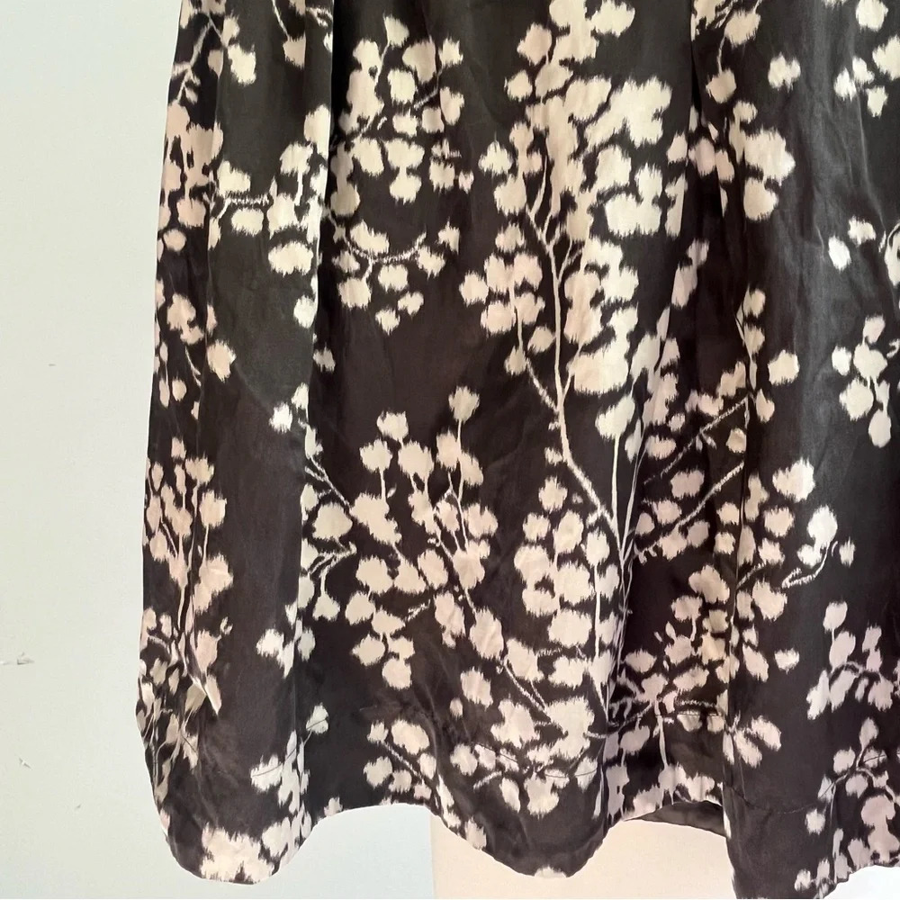 Anthropologie Moulinette Soeurs Silk Blend Floral A-Line Skirt - Picture 3 of 8